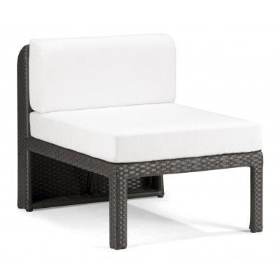 ZUO Outdoor Noronha Wicker Middle Sectional Chair