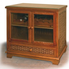Chasco Cottage Wine Cabinet with Glass Doors