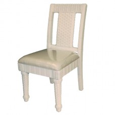 Chasco Cottage 23 in. Dining Side Chair with Raw Cushion