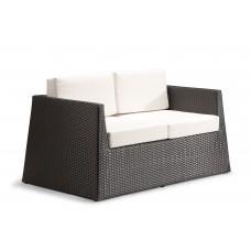 ZUO Outdoor Tulum Wicker Love Seat