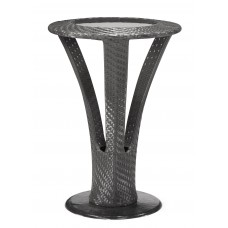 ZUO Outdoor Corona 34 in. Round Wicker Bar Table