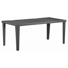 ZUO Outdoor Cavendish 70 x 35 in. Wicker Dining Table